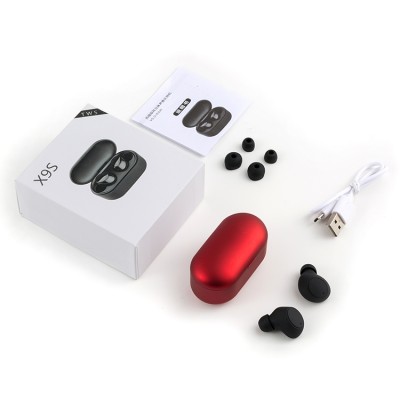 2019 Hot In-ear TWS  Earphone Waterproof True Wireless Earbuds With Charging Case X9S