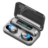 2020 Amazon Hot Selling F9-5 Bluetooths Headset Wireless Earbuds Deep Bass Headset Sound Stereo TWS 5.0 Earphones